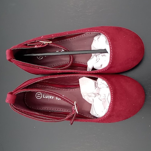 NWT Ballerina flats dark red - Picture 1 of 3